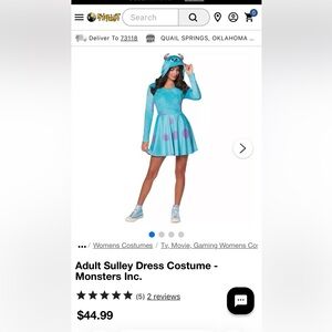 Adult Sulley Monster’s Inc Costume